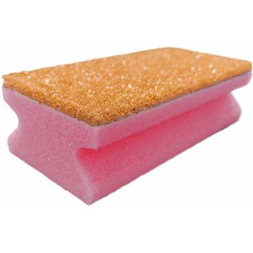 Arcora LONGLIFE SPONGE Reinigungsschwamm, langlebig 1 Karton = 100 Stück, Farbe: rosa-orange - Bild-Darstellung des Produktes 1