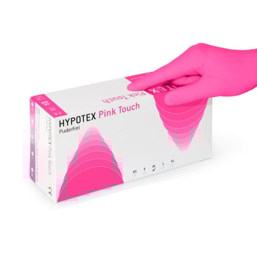 HYPOTEX Latex Handschuhe, Pink Touch 100 Stück, Größe: S - Bild-Darstellung des Produktes 1