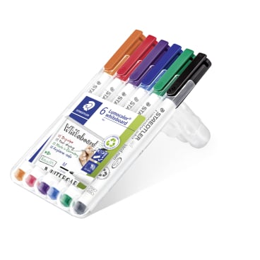 Staedtler Whiteboardmarker Lumocolor® pen 301, 8h CAP-OFF 1 Etui = 6 Stück, aufstellbar - Bild-Darstellung des Produktes 1