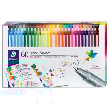 STAEDTLER triplus 334 Fineliner, 60 Farben 1 Packung = 60 Stifte - Bild-Darstellung des Produktes 1