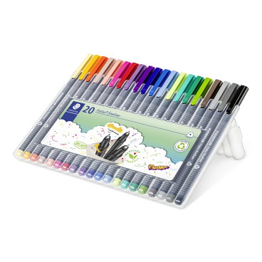 Staedtler Fineliner triplus® Fineliner 334, 0,3 mm 1 Etui = 20 Stück, aufstellbar - Bild-Darstellung des Produktes 1