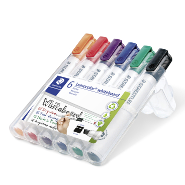 Staedtler Whiteboardmarker Lumocolor® 351 B, 2,0 - 5,0 mm 1 Etui = 6 Stück - Bild-Darstellung des Produktes 1