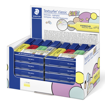 Staedtler Textmarker Textsurfer® classic 364 C, excellent colours 1 Etui = 4 Stück - Bild-Darstellung des Produktes 1