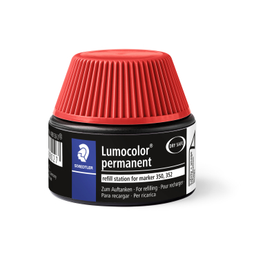 Staedtler Lumocolor® Nachfüllstation, 30 ml Farbe: rot - Bild-Darstellung des Produktes 1