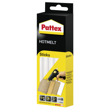 Pattex Heißklebe Patronen, 11 mm Durchmesser 1 Packung = 10 Sticks - 200 g - Bild-Darstellung des Produktes 1