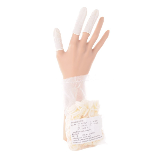 Latex Fingerlinge, ungepudert