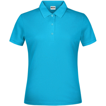 Blakläder Damen Basic Polo – tailliertes Polo-Shirt, 100% Baumwolle, 180 g/m², türkis, XXL XXL - Bild-Darstellung des Produktes 1