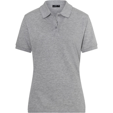 Damen Polo-Shirt Classic JN071 – 100% Baumwolle, taillierter Schnitt, Piqué (ca. 195 g/m²) Farbe: grey-heather, Größe: XL - Bild-Darstellung des Produktes 1