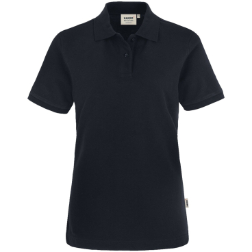 Hakro Damen Polo-Shirt TOP, Piqué ca. 200 g/m², taillierter Regular Fit, schwarz Farbe: schwarz, Größe: M - Bild-Darstellung des Produktes 1