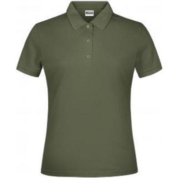 Daiber Damen Basic Polo Lady – tailliertes Polo aus 100% Baumwolle, 180 g/m² (Olive) XS - Bild-Darstellung des Produktes 1