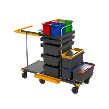 VERMOP Equipe Advanced III Reinigungswagen Maße (B x T x H): 151 x 66 x 116 cm - Bild-Darstellung des Produktes 1