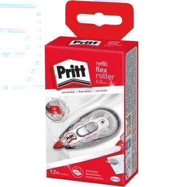 Pritt Korrekturroller Refill Flex 1 Roller, 12 m x 6 mm - Bild-Darstellung des Produktes 1