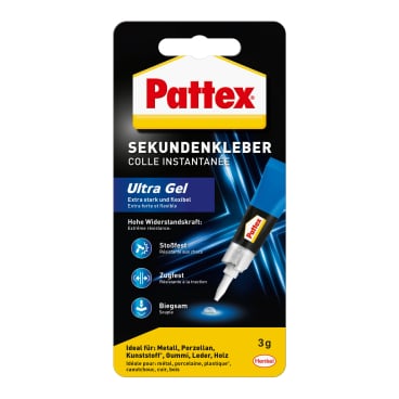 Pattex Ultra Gel Sekundenkleber, 3 g 3 g - Tube - Bild-Darstellung des Produktes 1