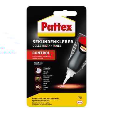 Pattex® Sekundenkleber Matic, flüssig, 3 g 1 Packung = 1 Tube - Bild-Darstellung des Produktes 1