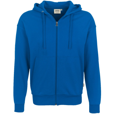 HAKRO Kapuzen-Sweatjacke PREMIUM, 300 g/m²– Unisex Zip-Hoodie, 70% Baumwolle, YKK-Reißverschluss Farbe: royal, Größe: M - Bild-Darstellung des Produktes 1