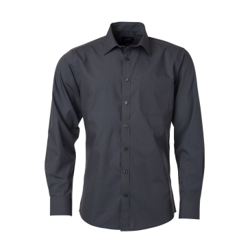 Kübler Langarmhemd JN678 für Herren – Popeline (65% Polyester/35% Baumwolle), Easy‑Care, atmungsaktiv M - Bild-Darstellung des Produktes 1