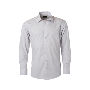 Elka Rainwear Langarm-Hemd JN678 – Popeline 65% Polyester / 35% Baumwolle, Easy-Care, atmungsaktiv (4XL) 4XL - Bild-Darstellung des Produktes 1