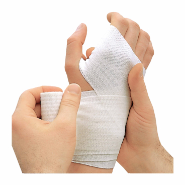 Lenkelast® Universalbinde, weiß, unsteril 1 Stück, einzeln eingesiegelt, Maße: 6 cm x 5 m - Bild-Darstellung des Produktes 1