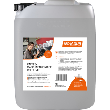 NOVADUR Kaffeemaschinenreiniger Coffee Fit, Konzentrat 5 Liter - Kanister - Bild-Darstellung des Produktes 1
