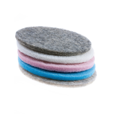 Floorstar Ultra-Highspeedpads 16" - Ø 406 mm 1 Karton = 5 Naturfaser-Pads, Farbe: natural grey - Bild-Darstellung des Produktes 1