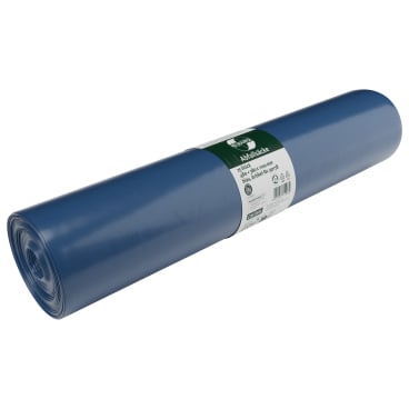 DEISS BLAUER ENGEL Abfallsack 140 L. blau mit Seitenfalte, T100 1 Karton = 10 Rollen à 25 Stück - Bild-Darstellung des Produktes 1
