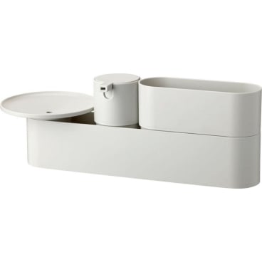 RIG-TIG by stelton DISH-IT 4‑teiliges Geschirrspülset, 100% recyceltes Plastik, spülmaschinenfest, grau light grey - Bild-Darstellung des Produktes 1