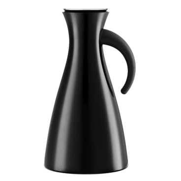 Eva Solo Isolierkanne 1,0 l – doppelwandig, tropffreier Edelstahl-Ausguss, schwarz 1,0 Liter - H 29 cm - Ø 15,5 cm - Bild-Darstellung des Produktes 1