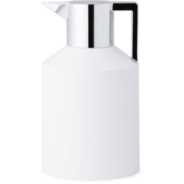 Normann Copenhagen Geo Vacuum Isolierkanne, 1500 ml, Weiß, Ø 16,5 cm 1500 ml - Ø 16,5 cm - Höhe: 29,5 cm - Bild-Darstellung des Produktes 1