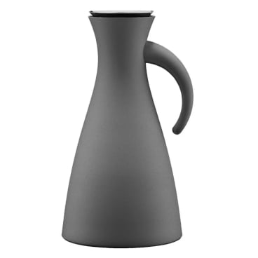 Eva Solo Isolierkanne 1,0 l, grau – Edelstahl-Ausgießer, tropffrei, spülmaschinenfest 1,0 Liter - H 29 cm - Ø 15,5 cm - Bild-Darstellung des Produktes 1