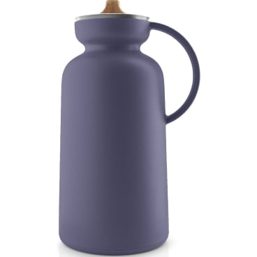 Eva Solo Silhouette Isolierkanne, 1 Liter, doppelwandig mit Edelstahl-Gießeinsatz, tropffrei, violett violet blue - Bild-Darstellung des Produktes 1