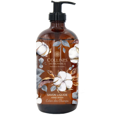 Collines de Provence Fraîcheur Végétale Flüssigseife Baumwollfelder, 470 ml Glasflakon 470 ml - Bild-Darstellung des Produktes 1