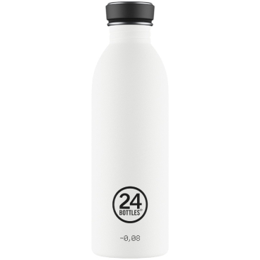 24 Bottles Urban Bottle Basic Trinkflasche 500 ml, Ice White, Edelstahl 18/8 ice white - Bild-Darstellung des Produktes 1