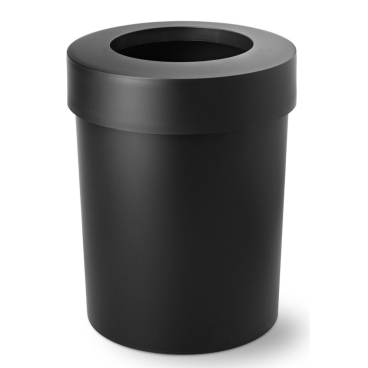 Authentics MIDI CAP Papierkorb, 20 l, Polypropylen, H 39 x Ø 30,5 cm, Weiß/Schwarz H 39 - Ø 30,5 cm - Bild-Darstellung des Produktes 1