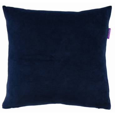 farbenfreunde Nicky Kissenhülle quadratisch, blue – 80% Baumwolle/20% Polyester, Öko-Tex, Made in Germany blue velvet - Bild-Darstellung des Produktes 1