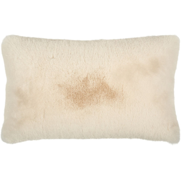 pad EVITA Kissenhülle in Kunstfell-Optik, 35 x 60 cm, weiß, 100% Polyester, mit Qualitätsreißverschluss 35x60 cm - Bild-Darstellung des Produktes 1