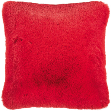 pad EVITA Kissenhülle in Kunstfell-Optik, 45 x 45 cm, rot, 100% Polyester 45x45 cm - Bild-Darstellung des Produktes 1