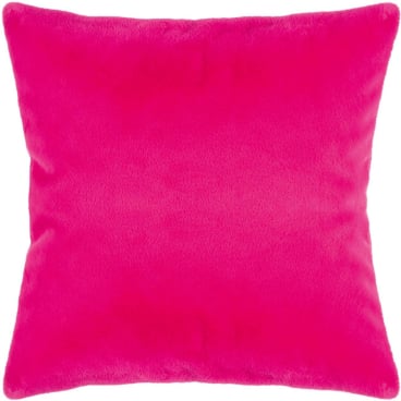 pad GAZELLE Kissenhülle, Kunstfell 40 x 40 cm, rosa, 100% Polyester, mit Reißverschluss 40x40 cm - Bild-Darstellung des Produktes 1