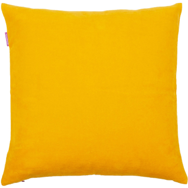 farbenfreunde Nicky Interior Kissenhülle 40x40 cm – orange, 80% Baumwolle/20% Polyester, Reißverschluss, Öko-Tex, Made in Germany 40x40 cm - Bild-Darstellung des Produktes 1