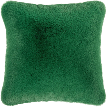 pad EVITA Kissenhülle Kunstfell-Optik 45x45 cm, grün, 100% Polyester mit Reißverschluss 45x45 cm - Bild-Darstellung des Produktes 1