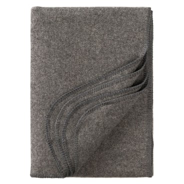 Eagle Products CHICAGO Plaid – Schurwolldecke 130 x 190 cm, Grau, 100% Schurwolle, OEKO-TEX 130x190 cm - Bild-Darstellung des Produktes 1