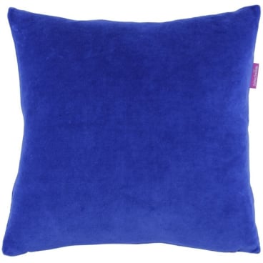 farbenfreunde Nicky Interior Kissenhülle, quadratisch, royal navy blue – 80% Baumwolle/20% Polyester royal navy blue - Bild-Darstellung des Produktes 1