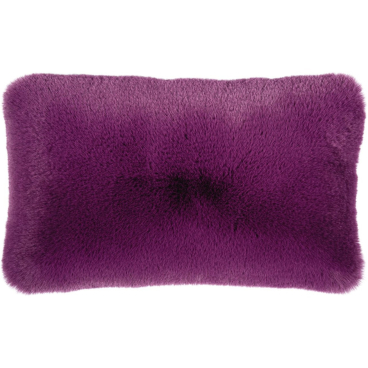 pad EVITA Kissenhülle Kunstfell-Optik 35 x 60 cm, violett, 100% Polyester, mit Qualitätsreißverschluss 35x60 cm - Bild-Darstellung des Produktes 1