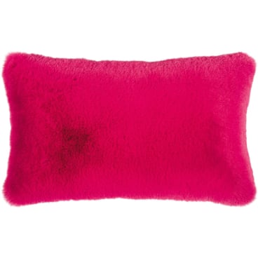 pad EVITA Kissenhülle in Kunstfell-Optik, 35 x 60 cm, Pink, 100% Polyester, mit Reißverschluss 35x60 cm - Bild-Darstellung des Produktes 1