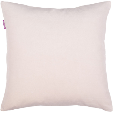 farbenfreunde Nicky Kissenhülle quadratisch 50 x 50 cm, rosa – 80% Baumwolle/20% Polyester, Öko‑Tex, Reißverschluss, Made in Germany 50x50 cm - Bild-Darstellung des Produktes 1