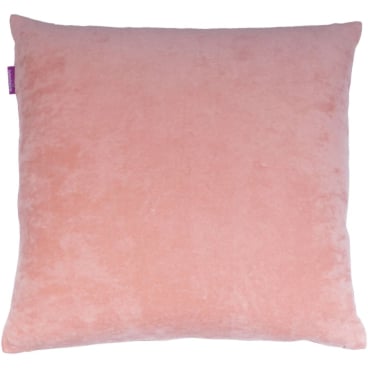 farbenfreunde Nicky Interior Kissenhülle, quadratisch 50 x 50 cm, rosa – samtweich, 80% Baumwolle/20% Polyester, mit Reißverschluss, Öko-Tex, Hergestellt in Deutschland 50 x 50 cm - Bild-Darstellung des Produktes 1