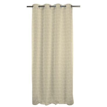 APELT Easy Elegance Avalon Ösen-Vorhang, 135 x 245 cm, Seidenoptik, natural/beige, 100% Polyester 135x245 cm - Bild-Darstellung des Produktes 1