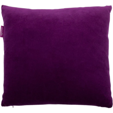 farbenfreunde Nicky Kissenhülle quadratisch, violett – 80% Baumwolle / 20% Polyester, Reißverschluss 40x40 cm - Bild-Darstellung des Produktes 1