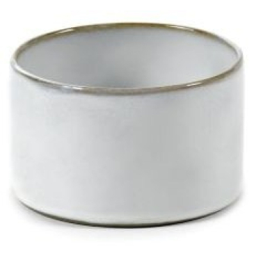 SERAX Terres de Reves Tasse Zylinder niedrig, hellgrau – Steingut, Designer Anita Le Grelle hellgrau - Bild-Darstellung des Produktes 1