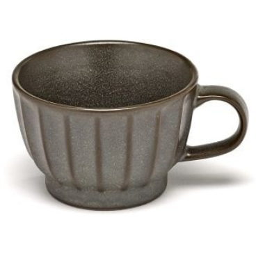 SERAX Inku Kaffeetasse 130 ml – grün, Steingut, Designer Sergio Hermann, spülmaschinenfest grün - Bild-Darstellung des Produktes 1