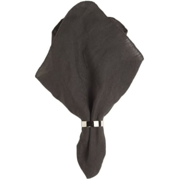 Broste Copenhagen Gracie Leinen-Serviette 45 x 45 cm, grau 45x45 cm - Bild-Darstellung des Produktes 1